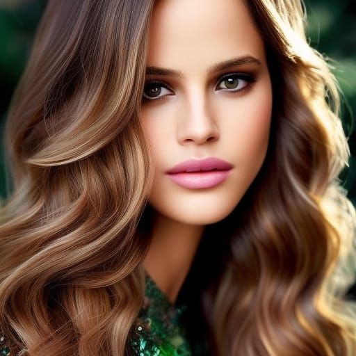 Halston Sage Portrait in Nature Photography Style