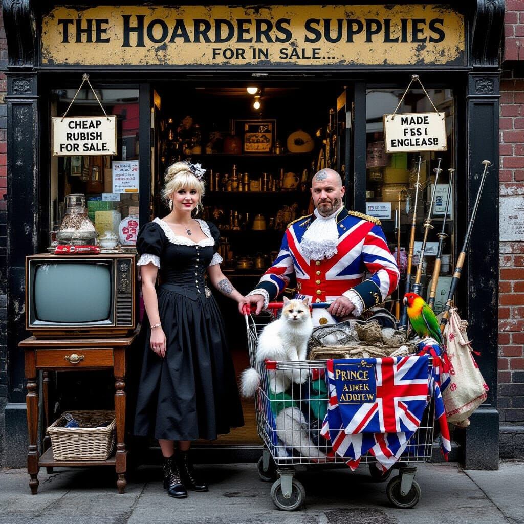 Royal Hoarder's Trolley of Victorian Rubbish