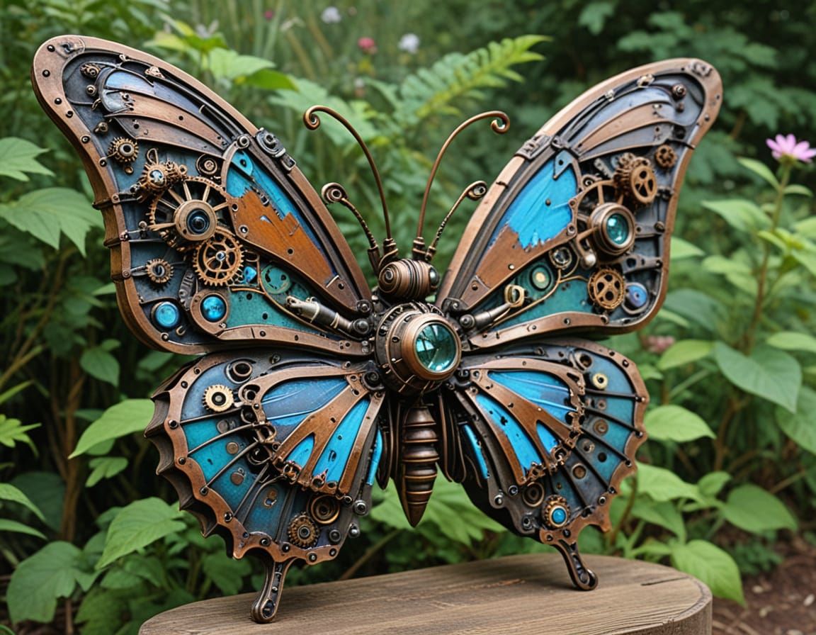 Steampunked Butterfly Masterpiece