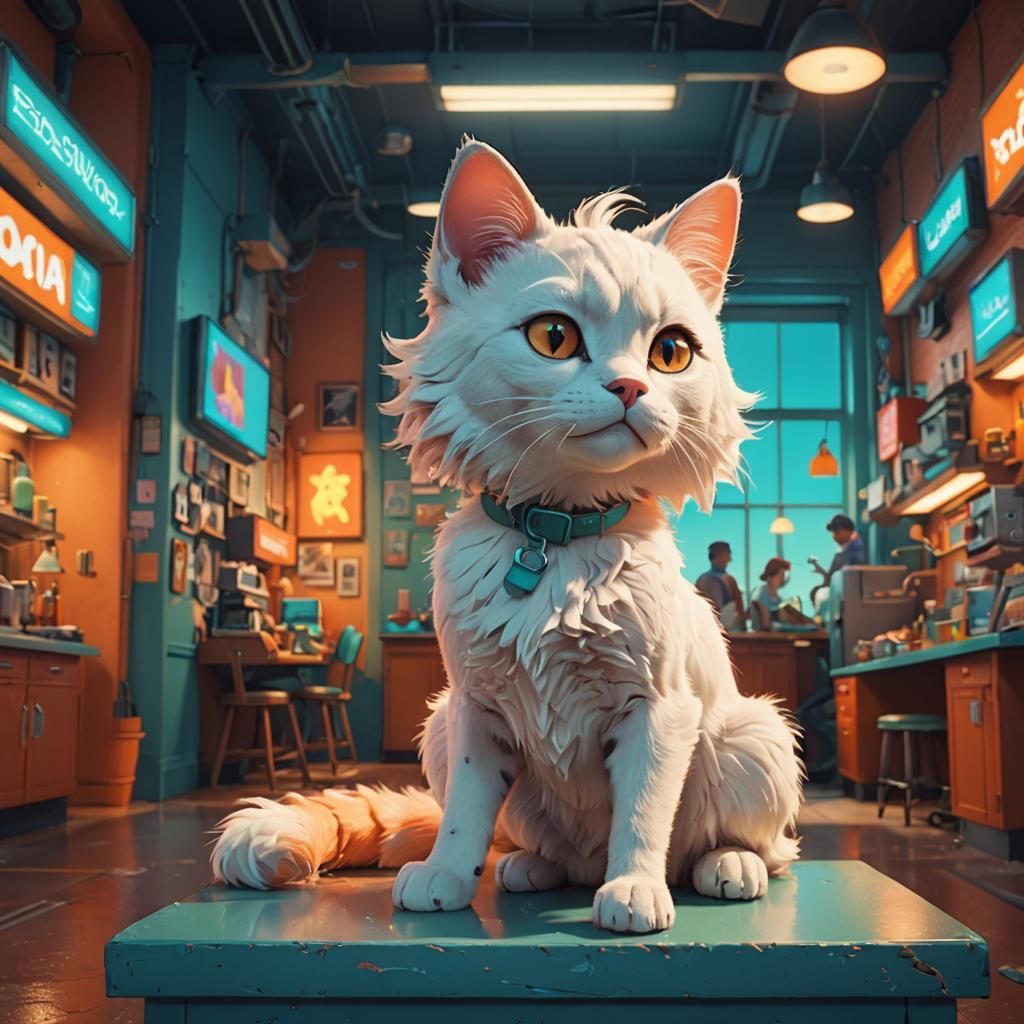 Doja Cat as Pixar Character in 3D Digital Art