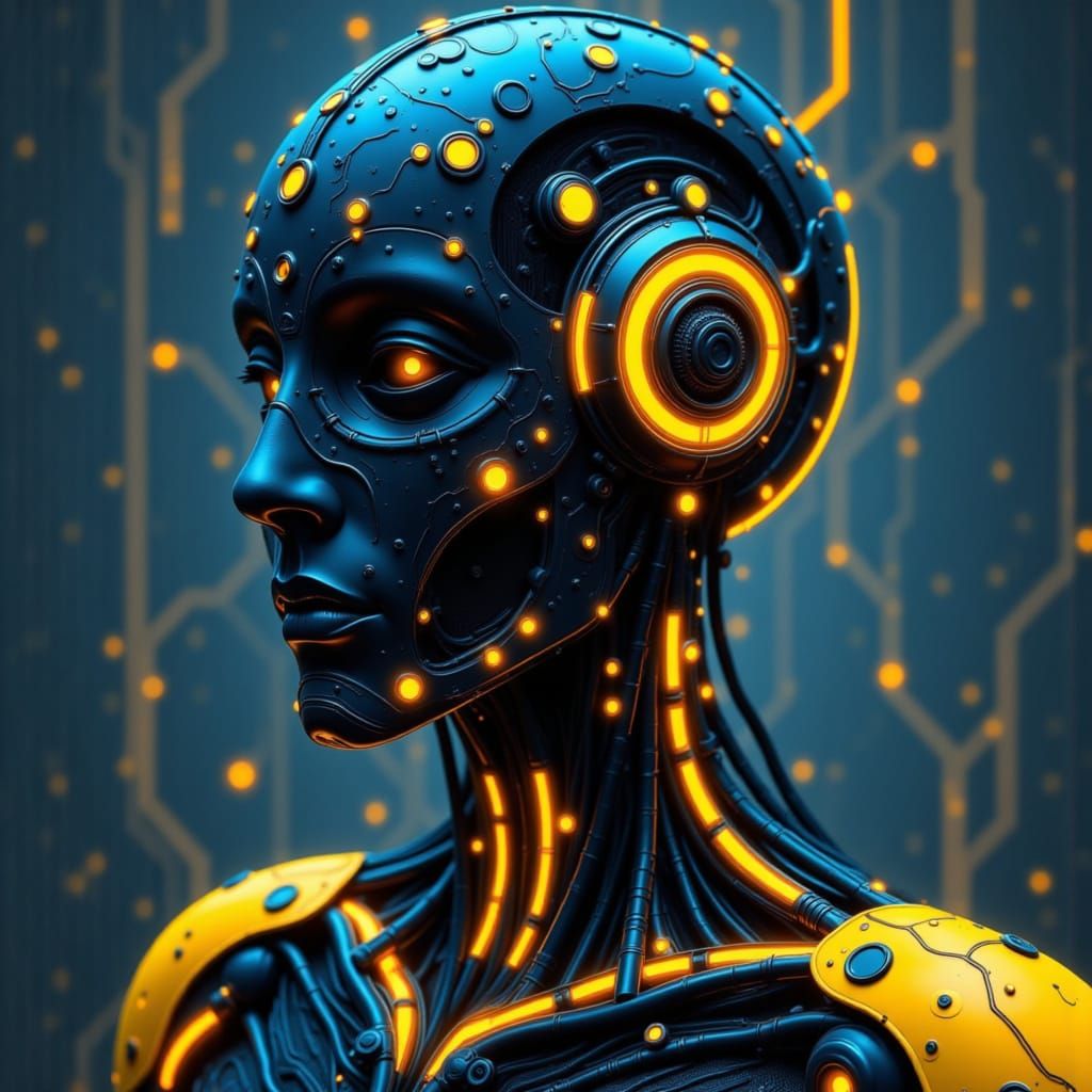 Surreal Wind Goddess Reveals Mystical Cosmic Secrets