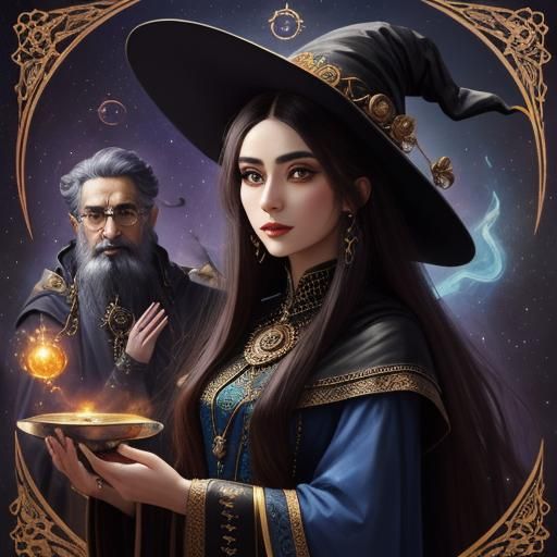 Witch and her teacher