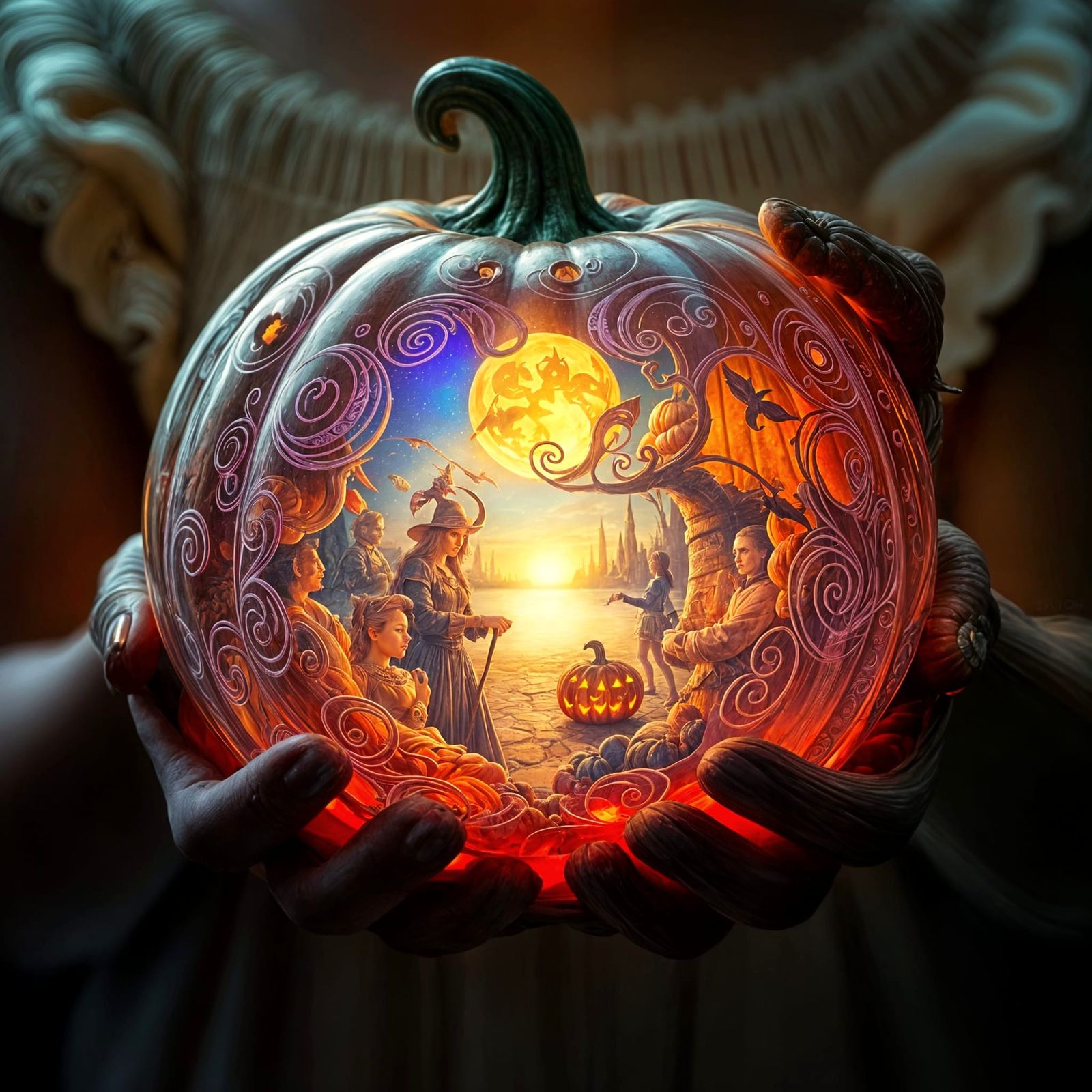 Pumpkin's Portal to Another Realm
