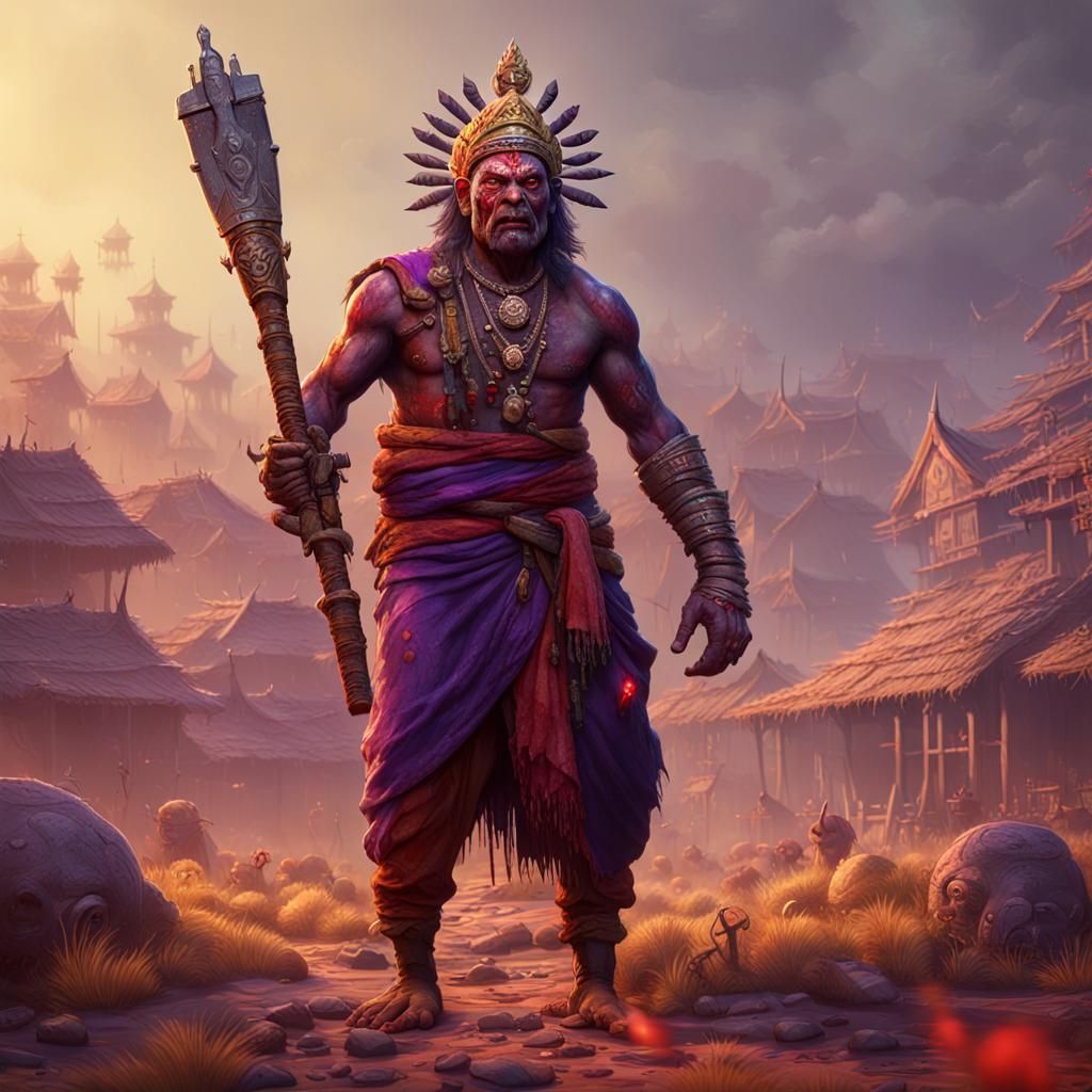 Terrifying Monster: Dark Fantasy Concept Art