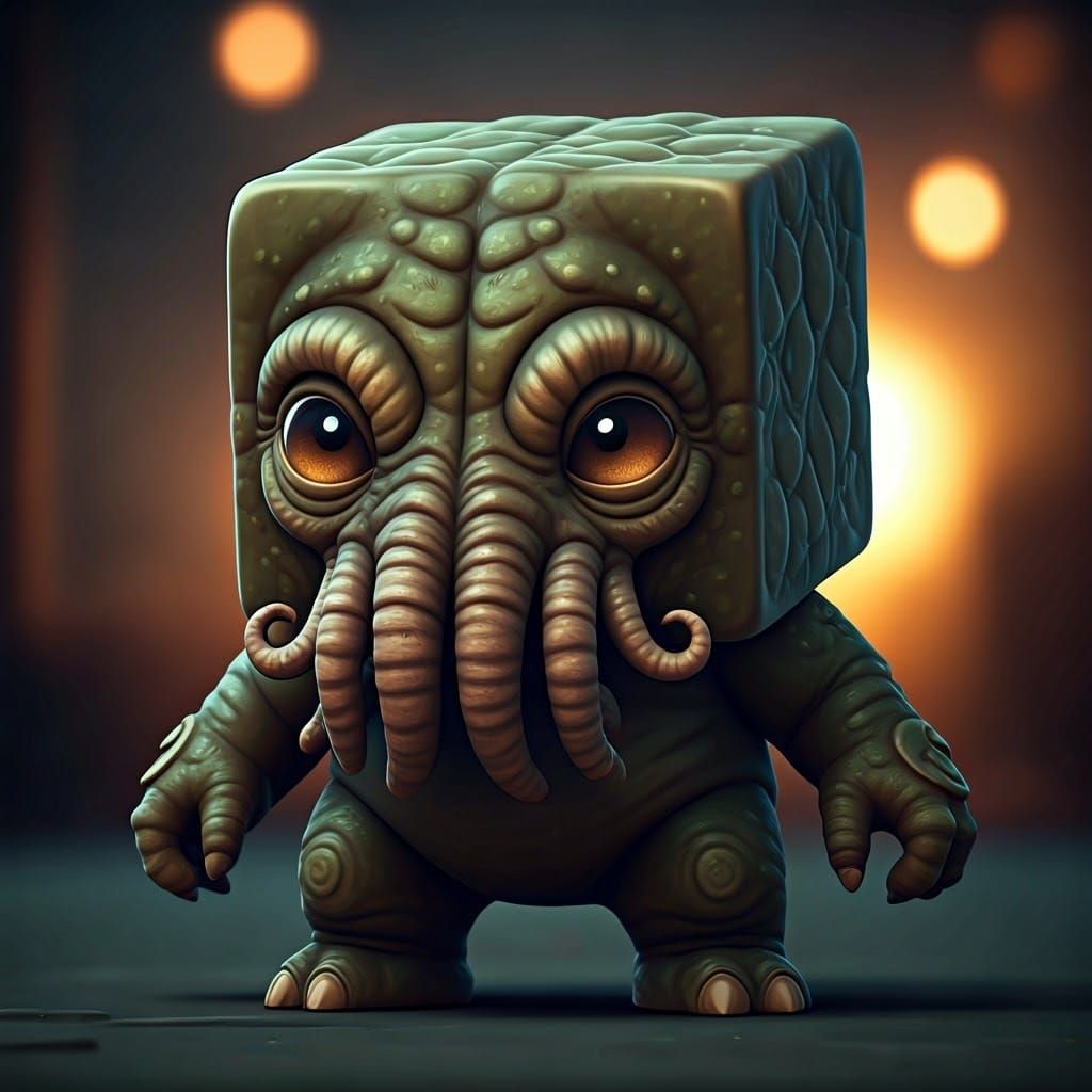 Cube-shaped Cthulhu