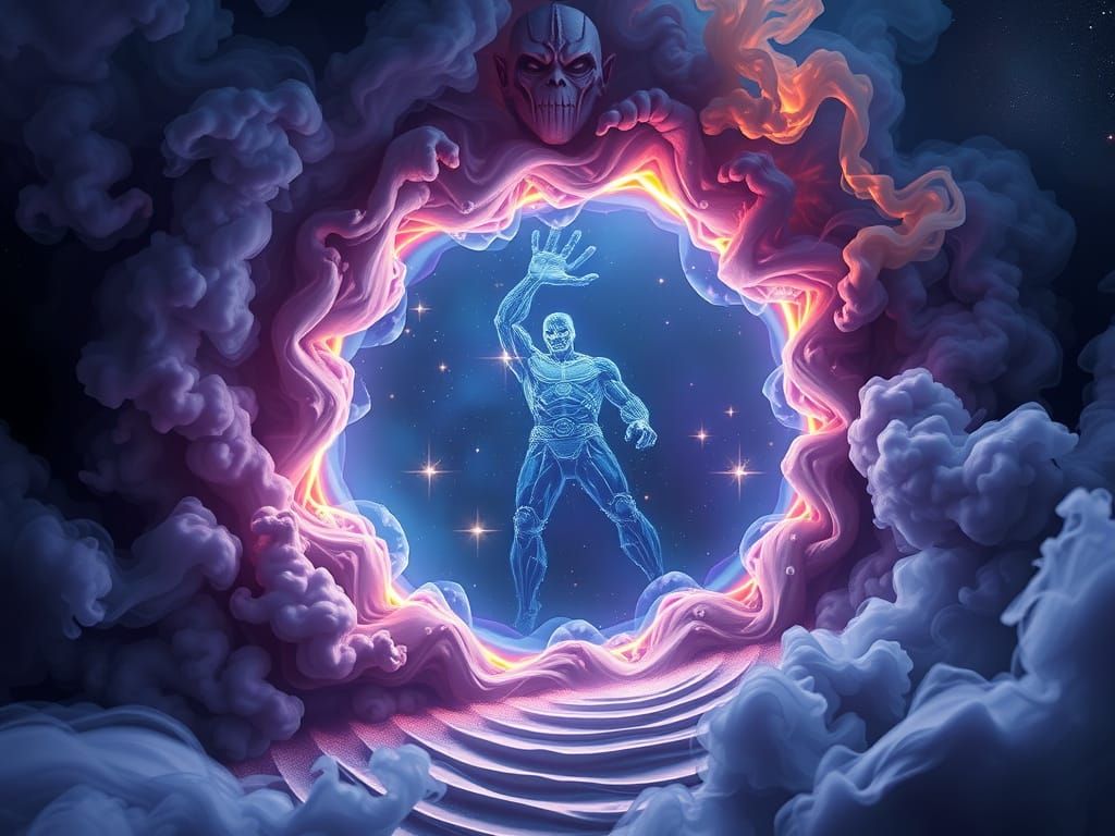 Cosmic Portal in Vortex Style