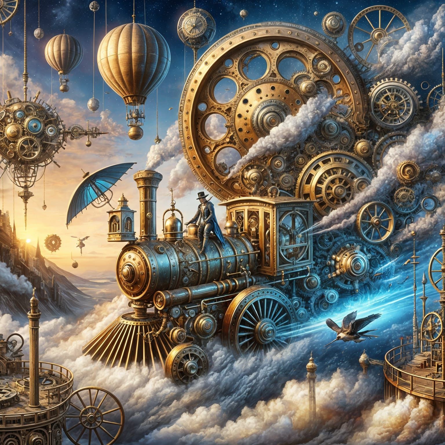 Steampunk Surrealism: Victorian Contraptions in Dreamlike La...