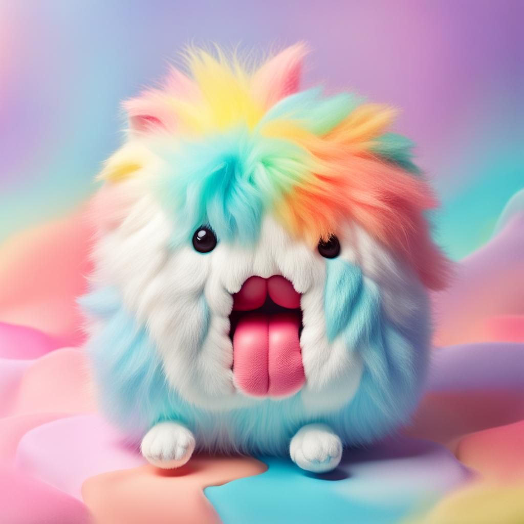 Close-Up Plush Tongue Toy Concept Art