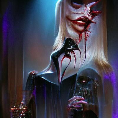 Sinister Death Figure in Dark Fantasy Style