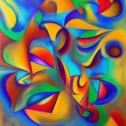 Abstract Expressionist Mount Rushmore: Cubist Surrealism