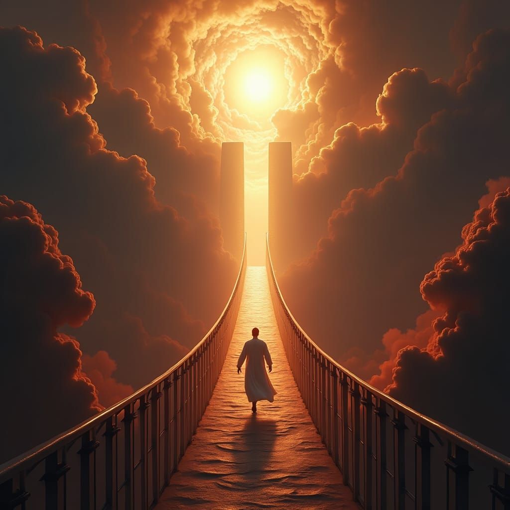 Travelator Between Heaven and Hell: Fantasy Concept Art