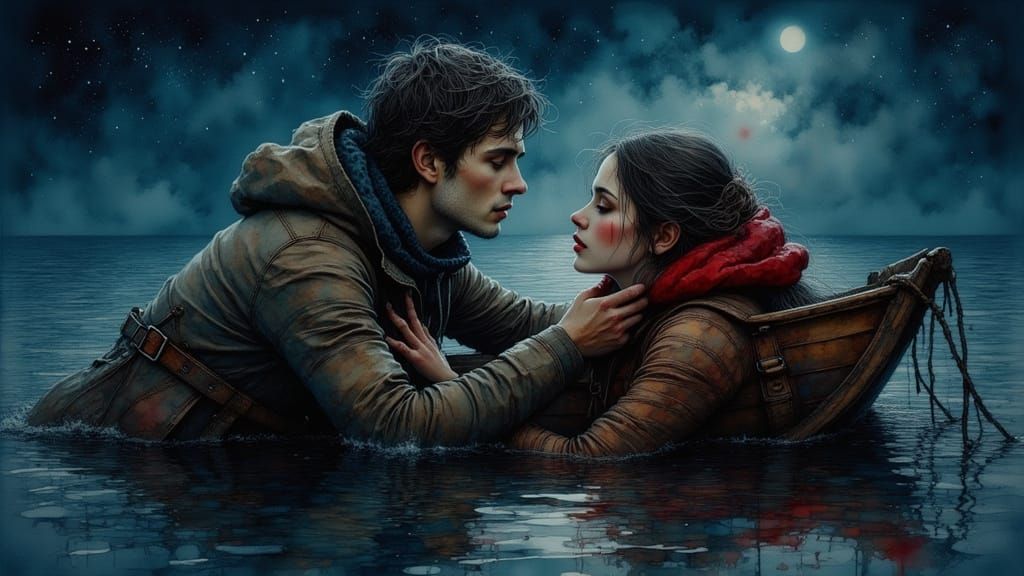 Ethereal Farewell in the Atlantic