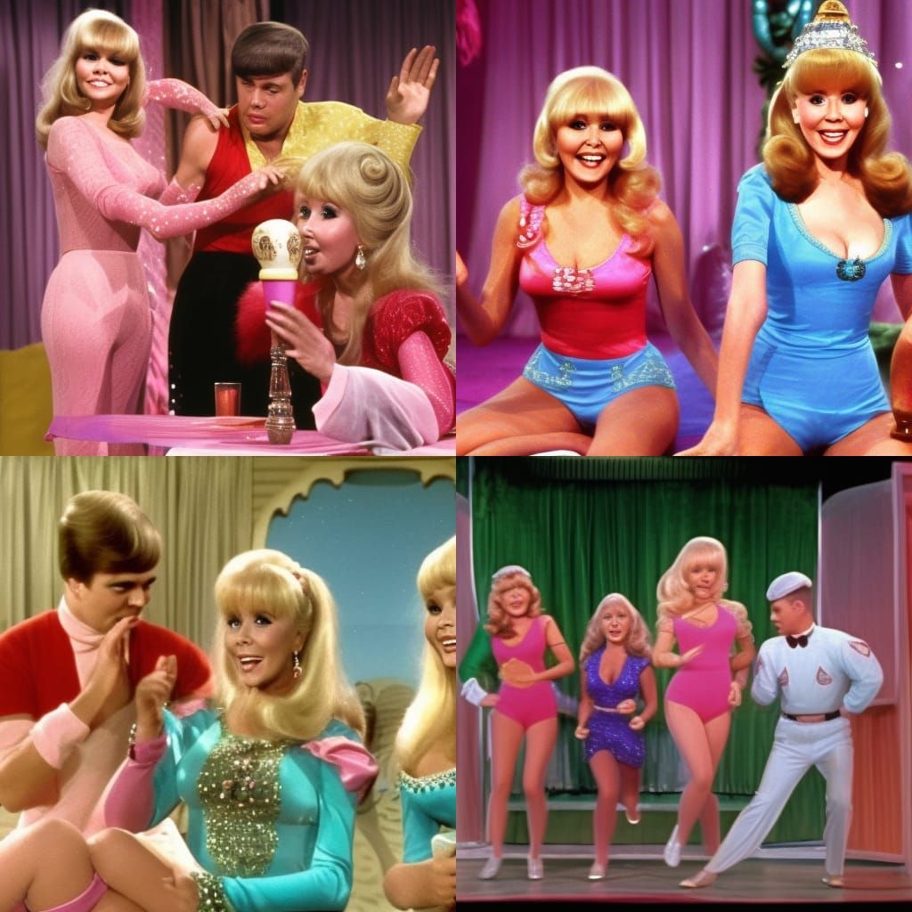 I Dream of Jeannie Digital Illustration