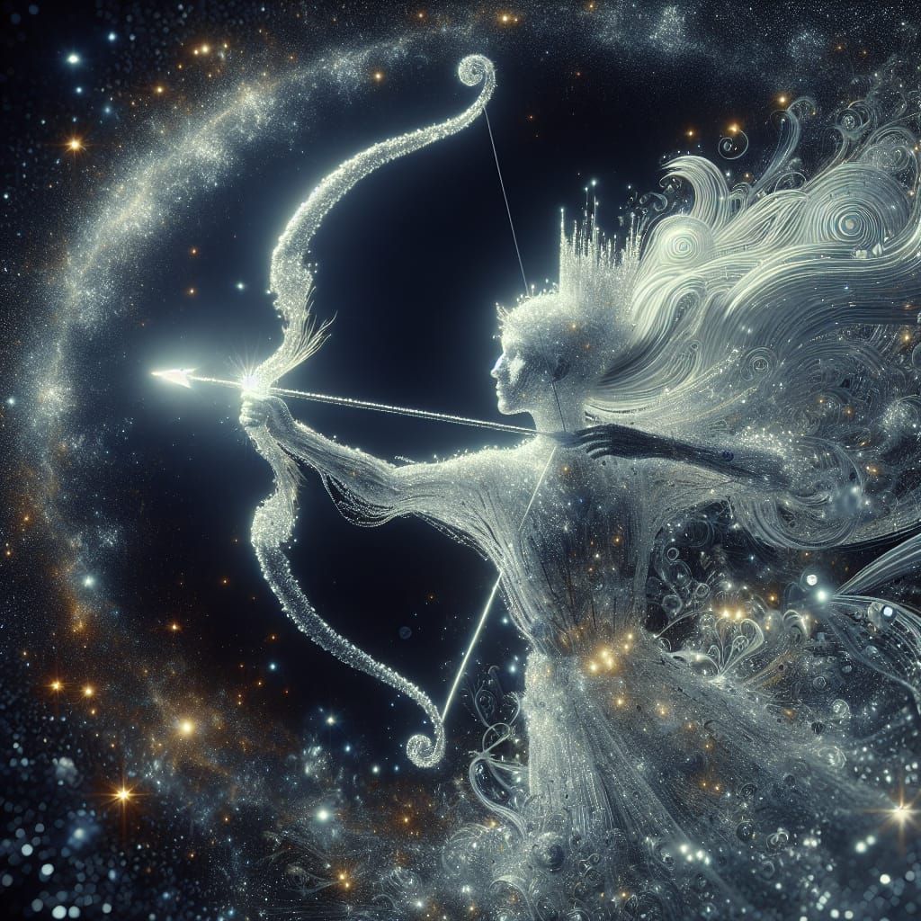 Luminous Artemis in Cosmic Space