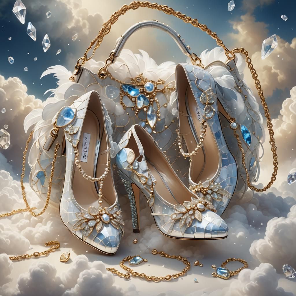 Cloud Couture: Crystal and Pearl Fashion Accessories