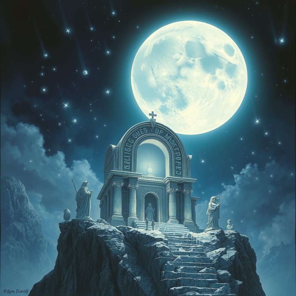 Moonlit Oracle Shrine