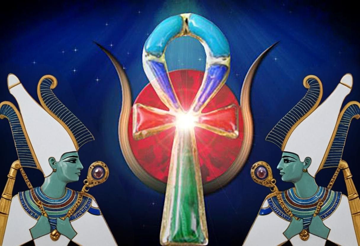 Realistic 3D Render of Egyptian God Osiris