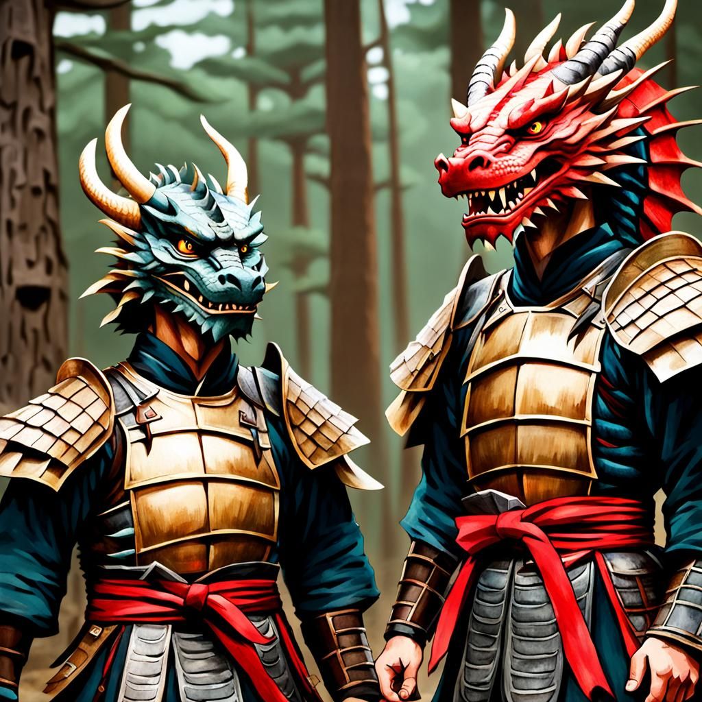 Majestic Dragons Generated by AI