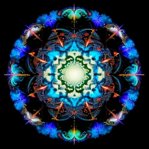 Intricate Mandelbrot Set Fractal Art