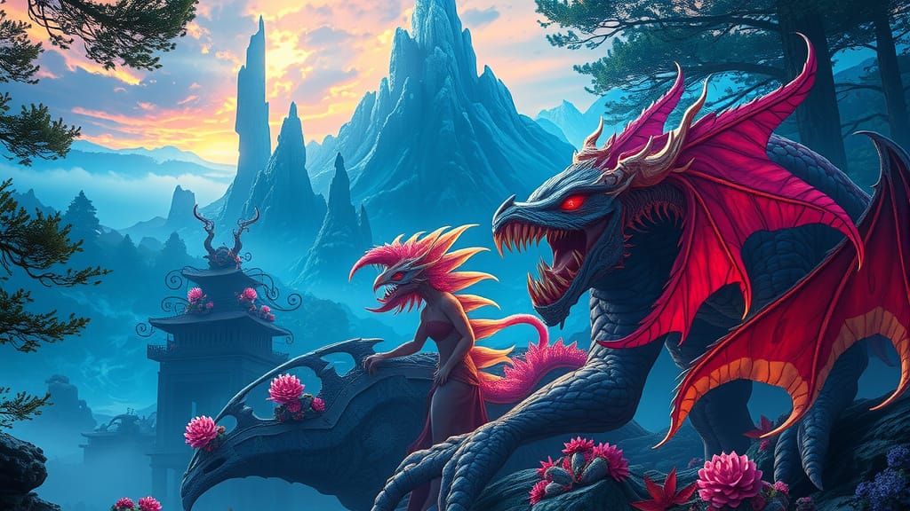 Ethereal Earth Realm Unfolds in Vibrant Detail