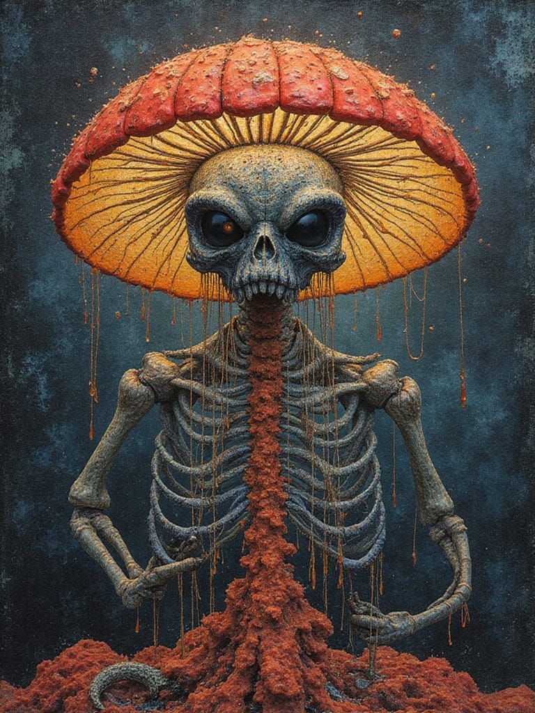 Inside-Out Photoillustration Osteogenic Tempera Aztext