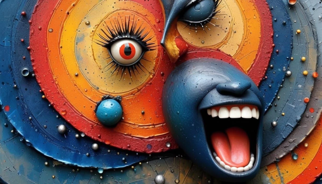 Embodiment of Joy and Anger: Conceptual Art