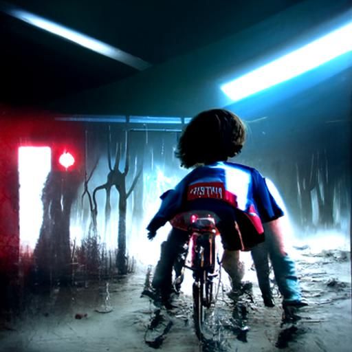AI Generated Image of Stranger Things