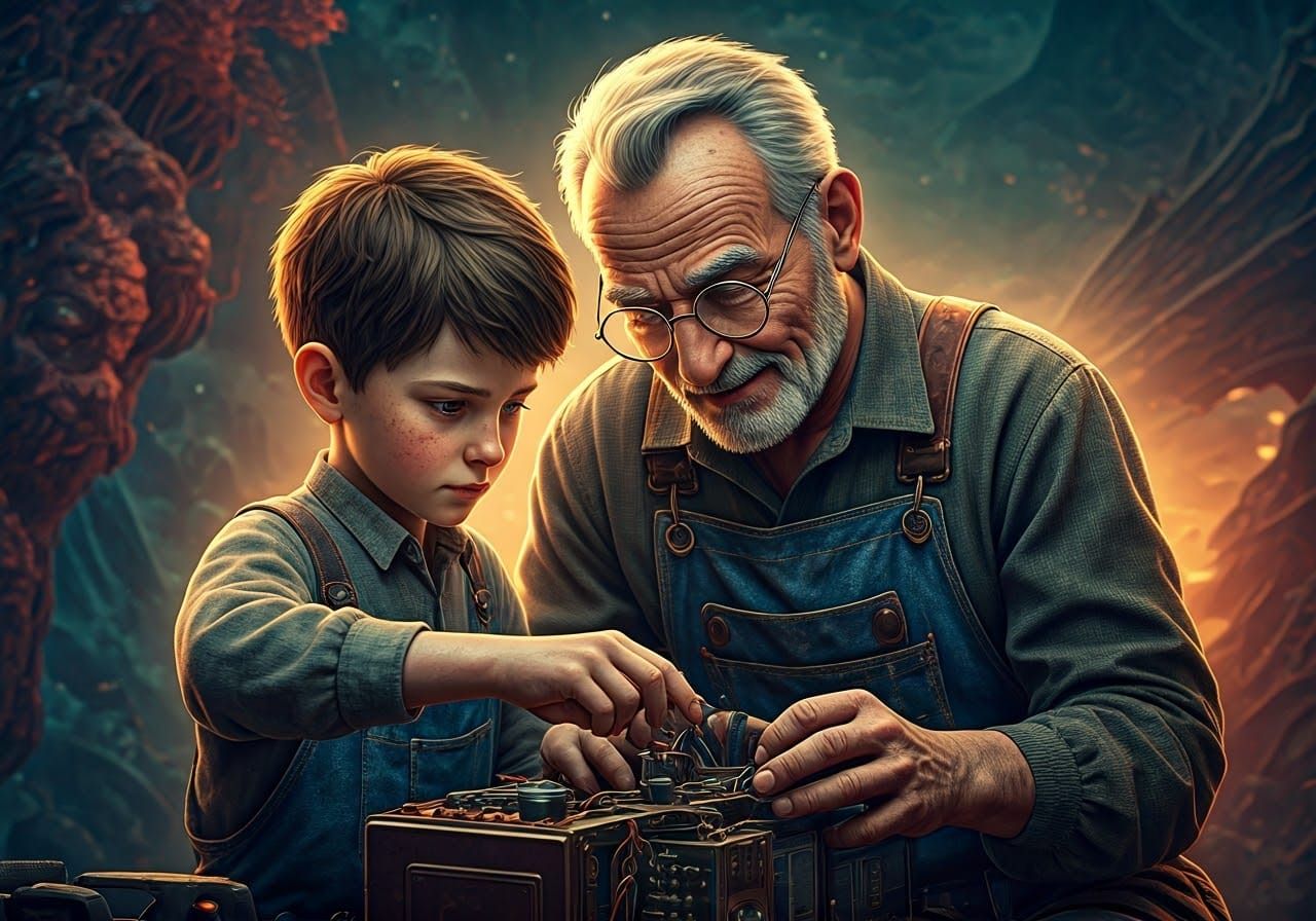 Vintage Radio Repair: A Generational Bond in Retro-Futuristi...