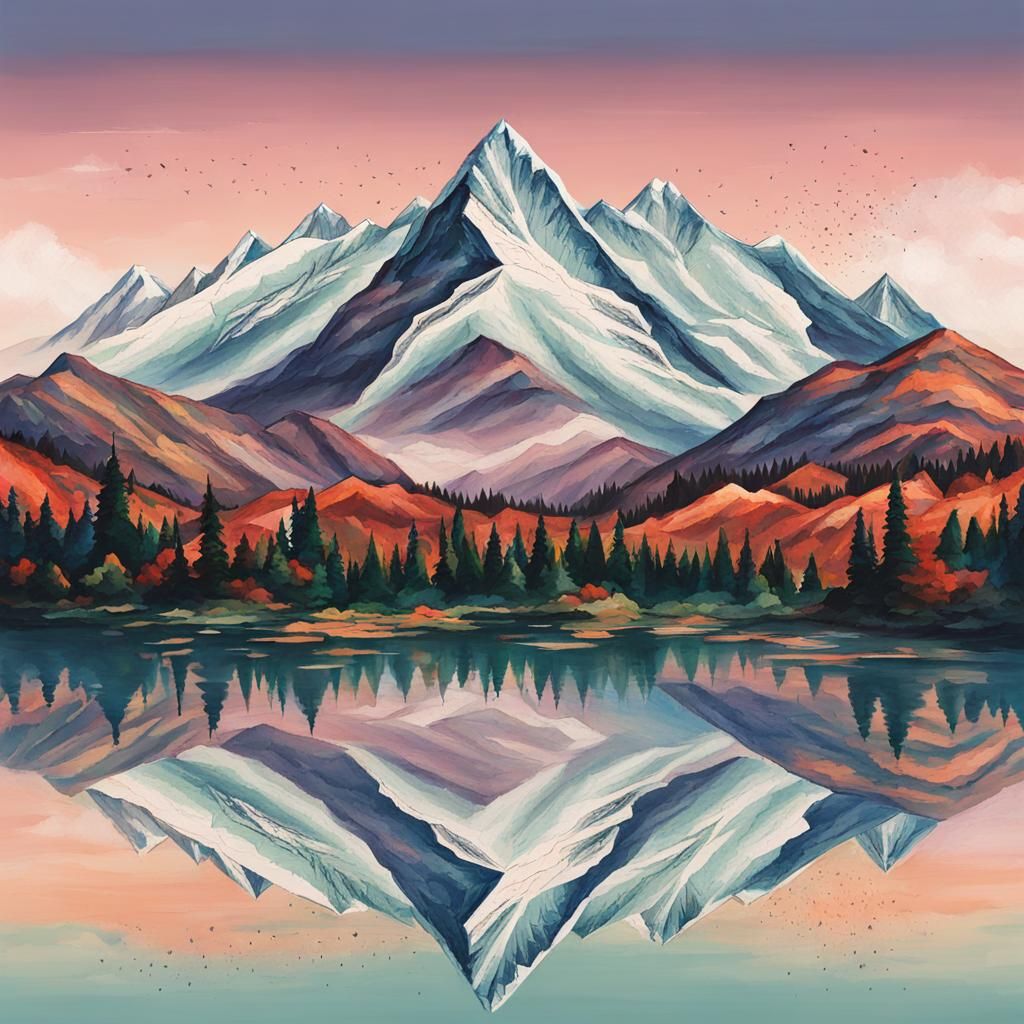 AI Generated Mountains