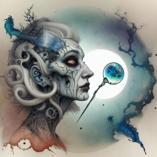 Surreal Male Portrait: Search for Inner Void