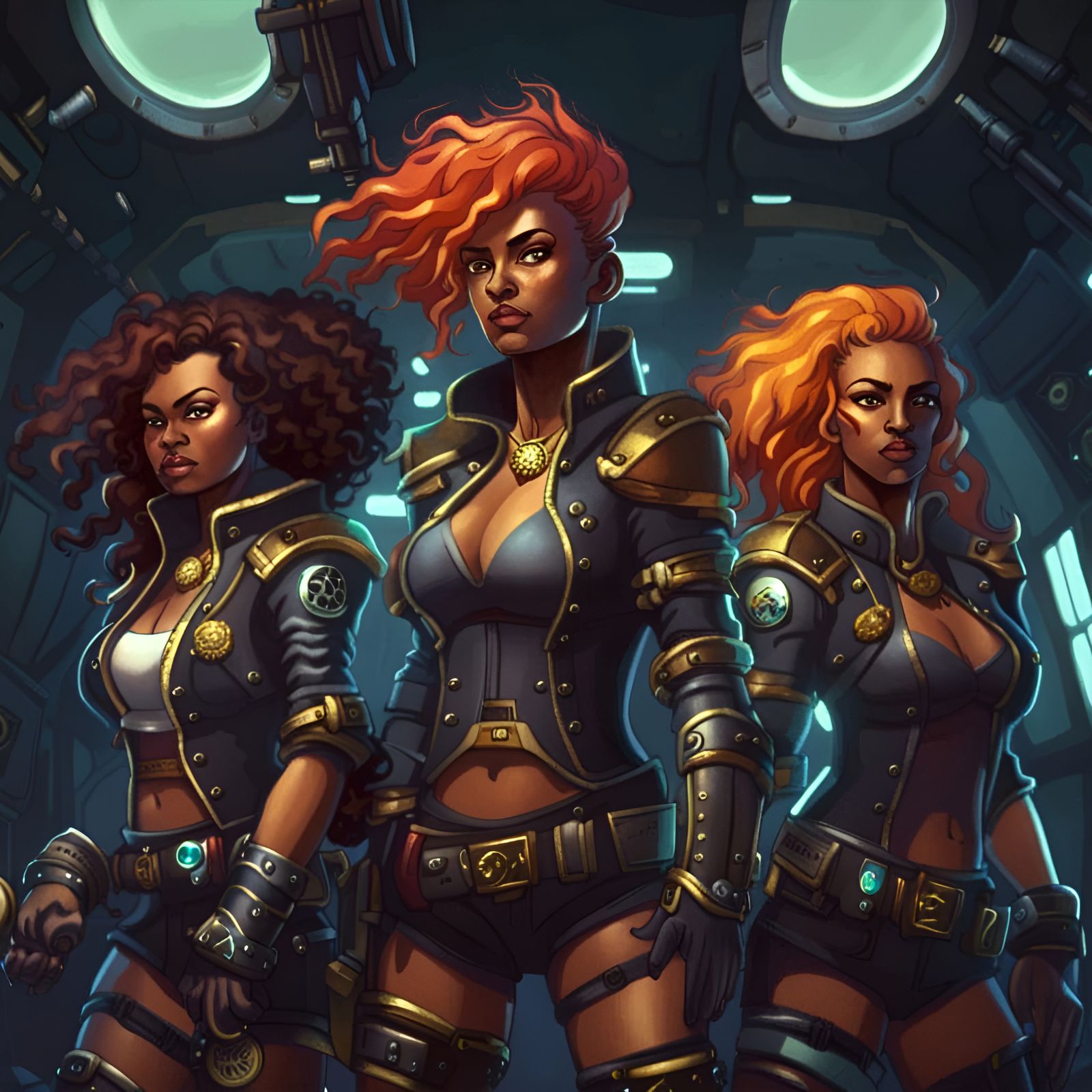 Caribbean Space Pirates: Women Ready to Attack