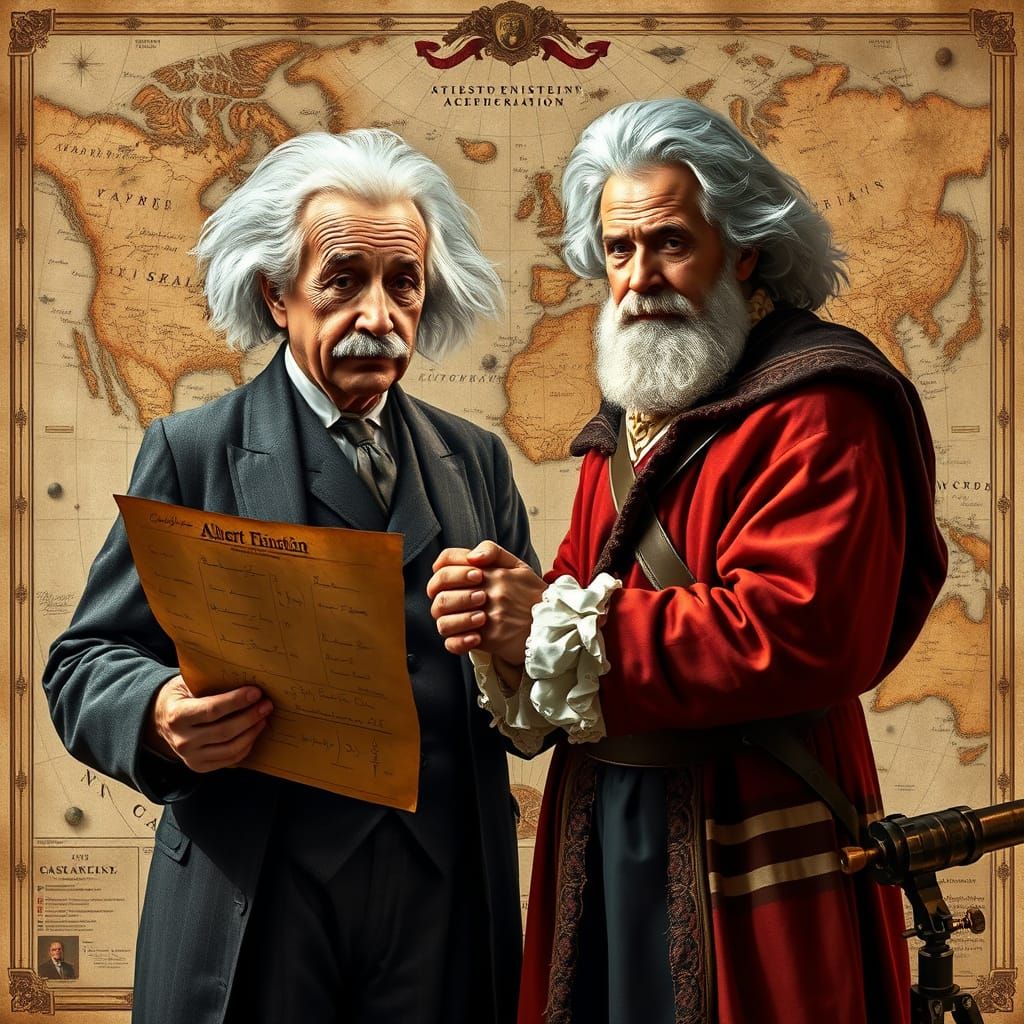 Einstein Meets Columbus in a Vibrant, Magical Realist Master...
