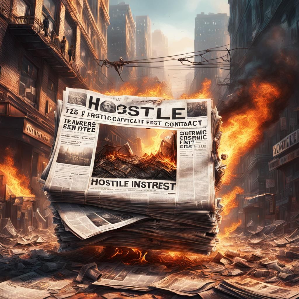 Post-Apocalyptic City Street: Hostile First Contact
