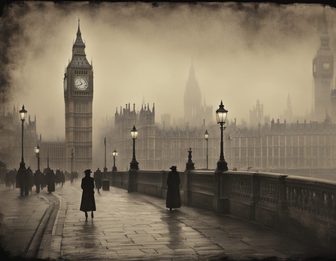 London Unfolds in Soft Watercolors