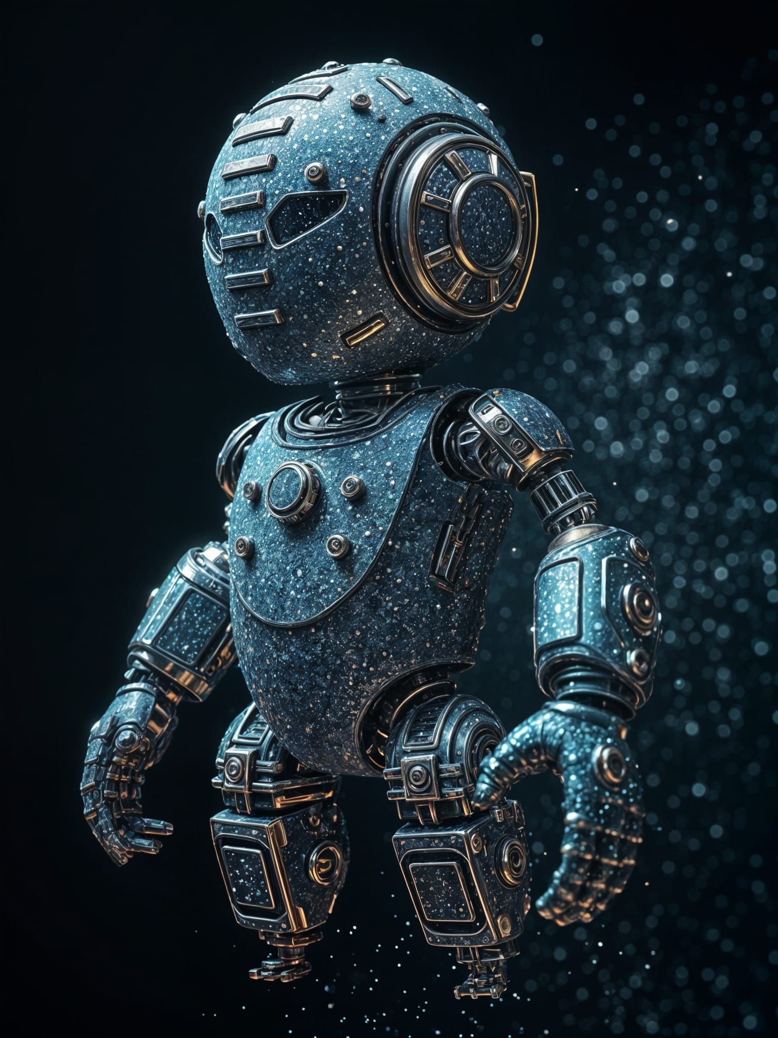 Cosmic Robot Disintegrates into Celestial Dust