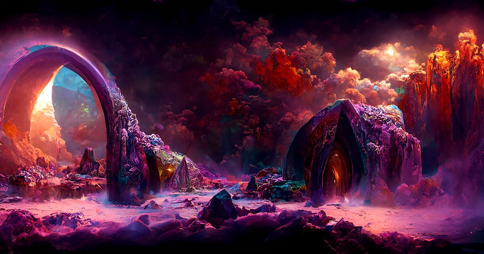 Magic Geode Portal to Alien Garden