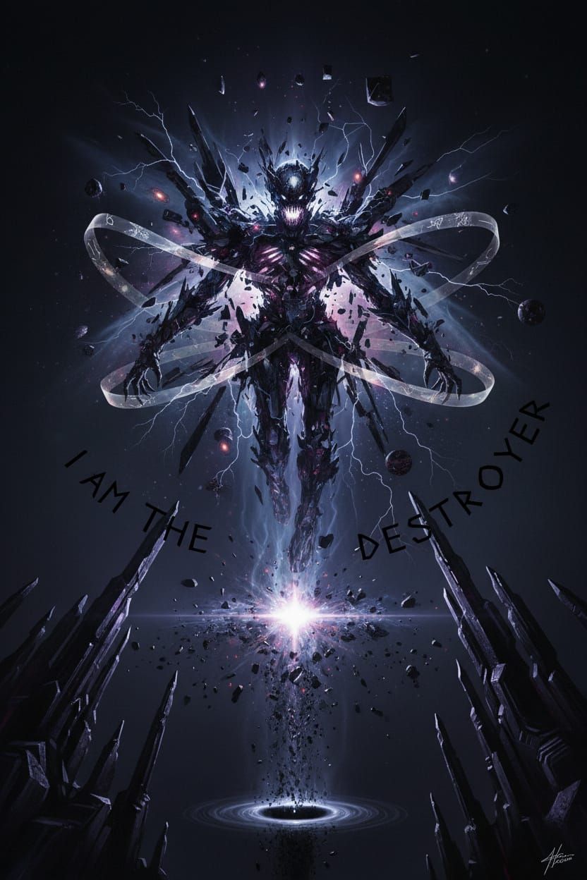 Abstract Destroyer Being of Cosmic Power