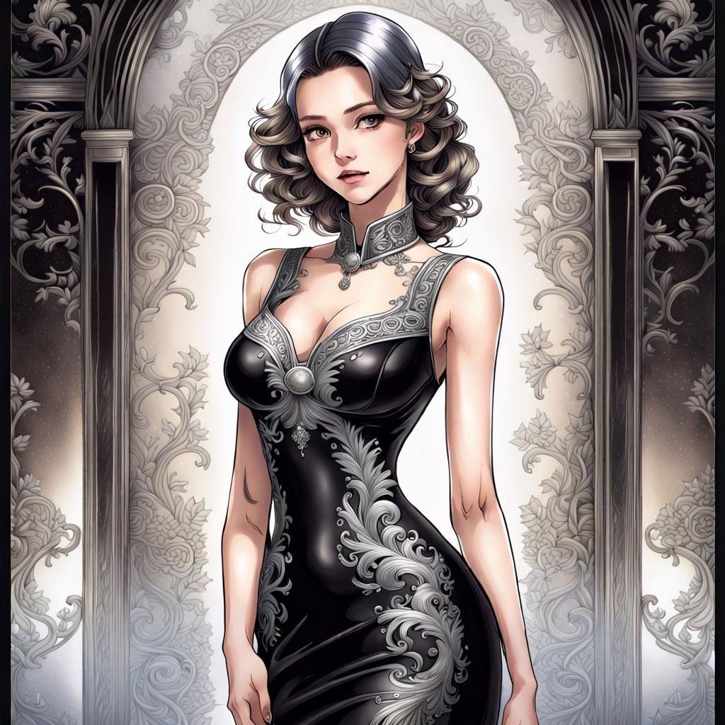 Lady Black - Portrait