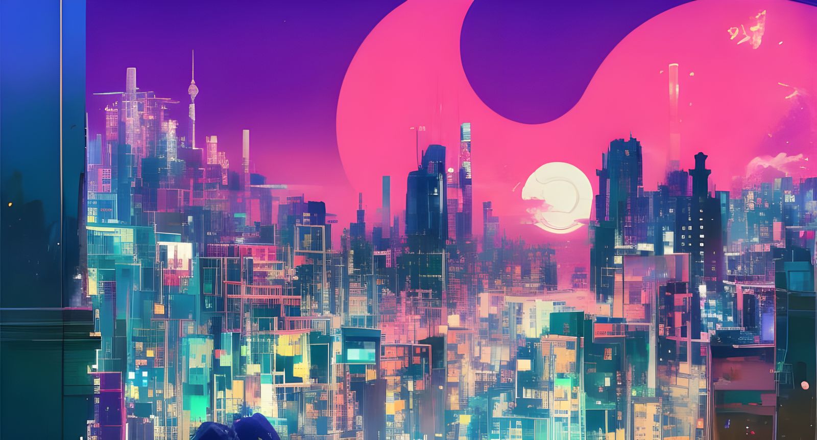 Hyperdetailed Crystal Tokyo Matte Photography