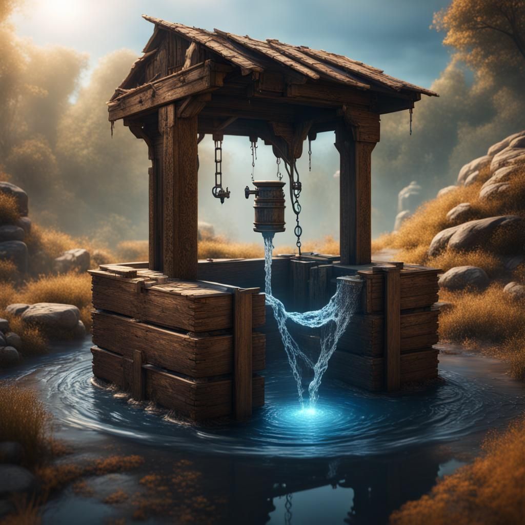 Fantastical Water Well in a Box