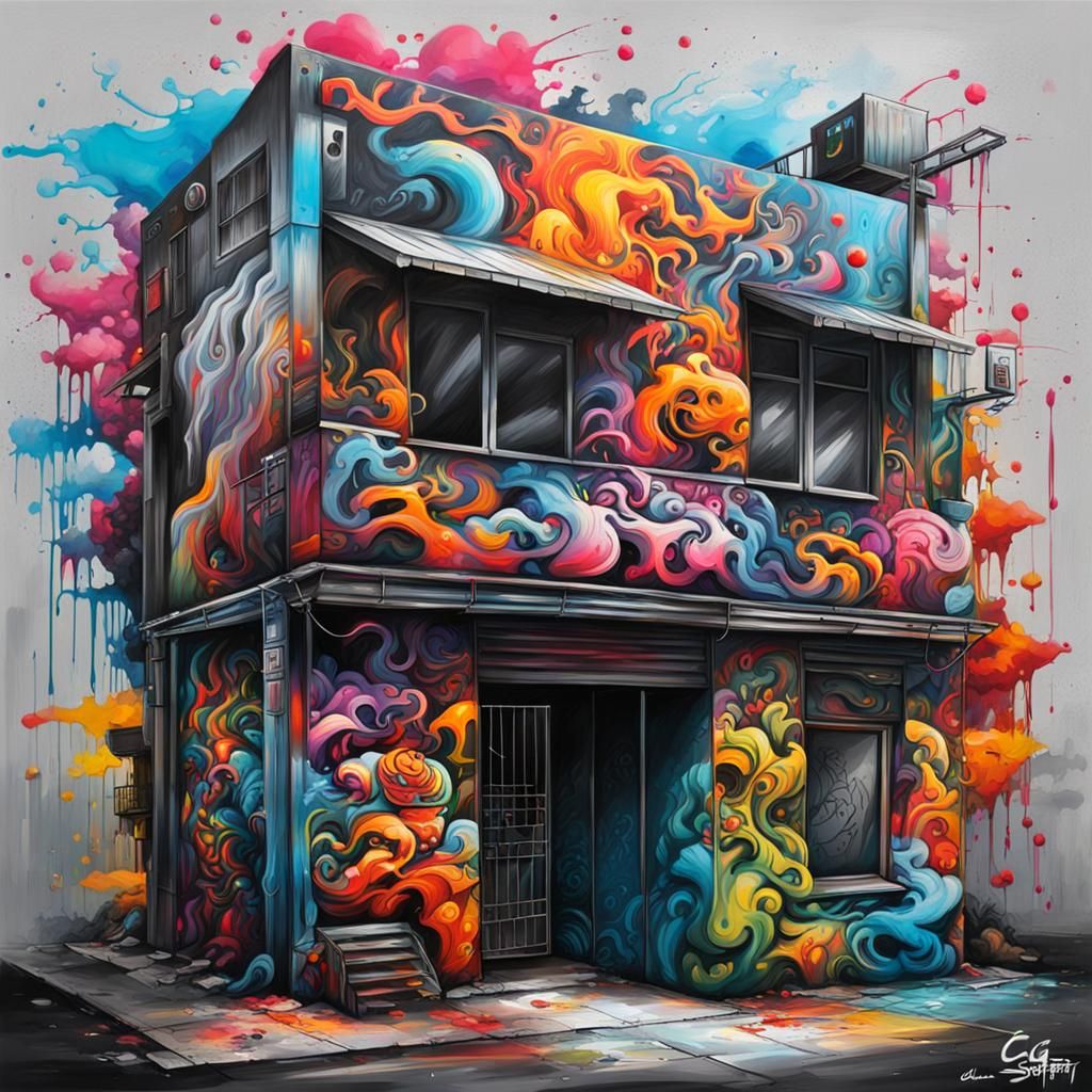 Grafiteiro maluco em ação