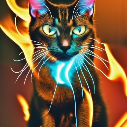 Fire cat