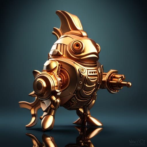 mecha goldfish