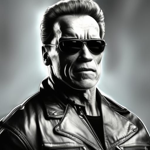 Arnold Schwarzenegger as Terminator Concept Art