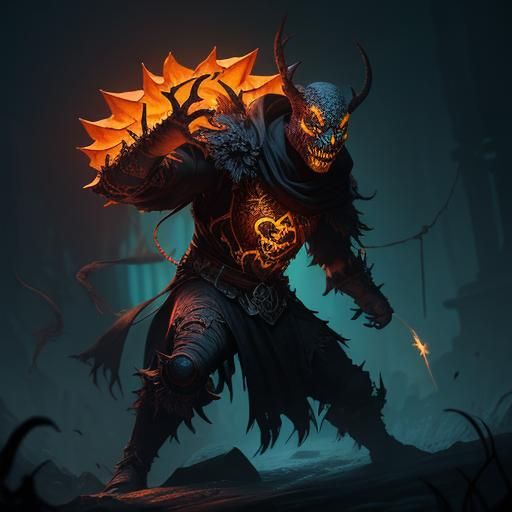 Halloween Creatures at High School Dance in Digital Art