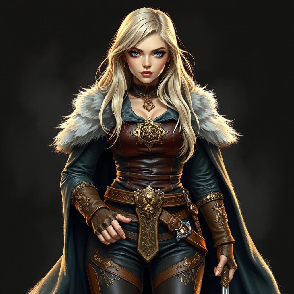 Black Coffee - 

Nordic woman with stormy blue eyes and long...