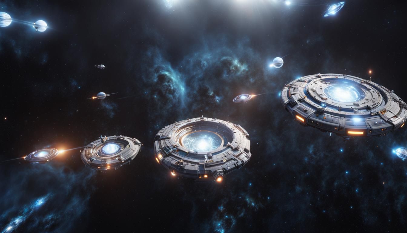 Ring-Shaped Spaceships with Energy Spheres: Detailed Concept...