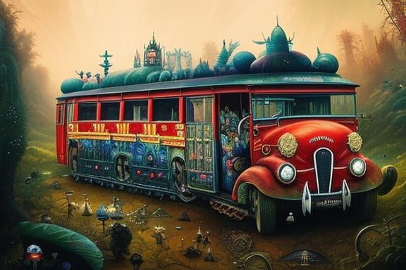 "All aboard the fungus bus!!!!!"
