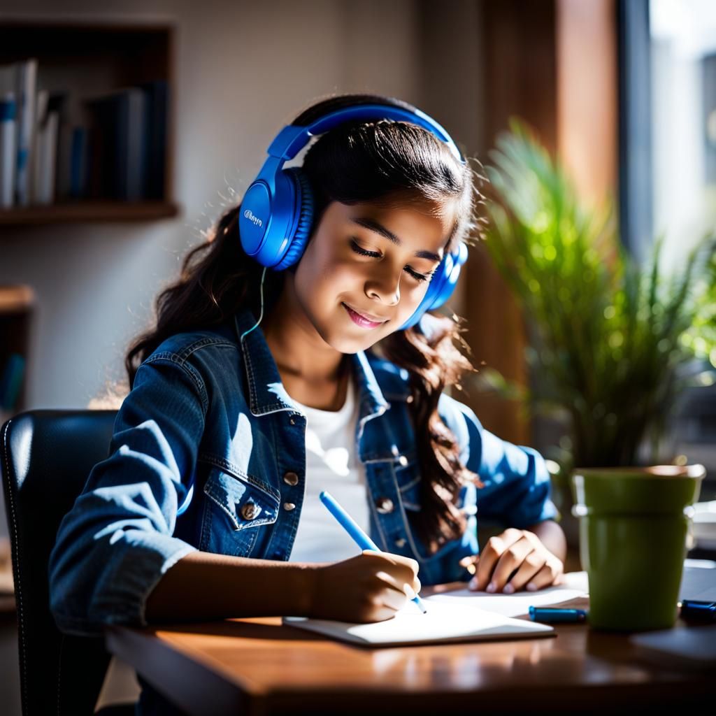 Latina Teen Writing Story: Professional Photography