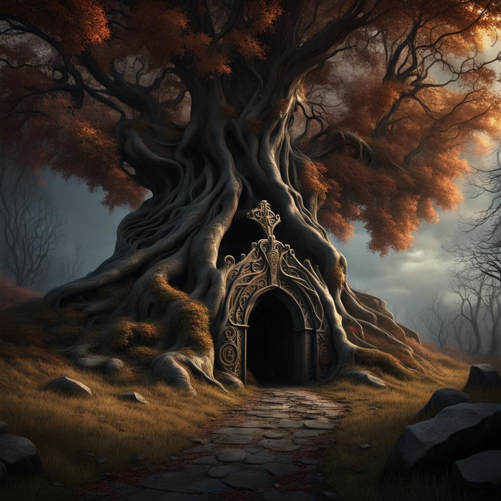 Bottomless Tunnel from Grave: Fantasy Concept Art